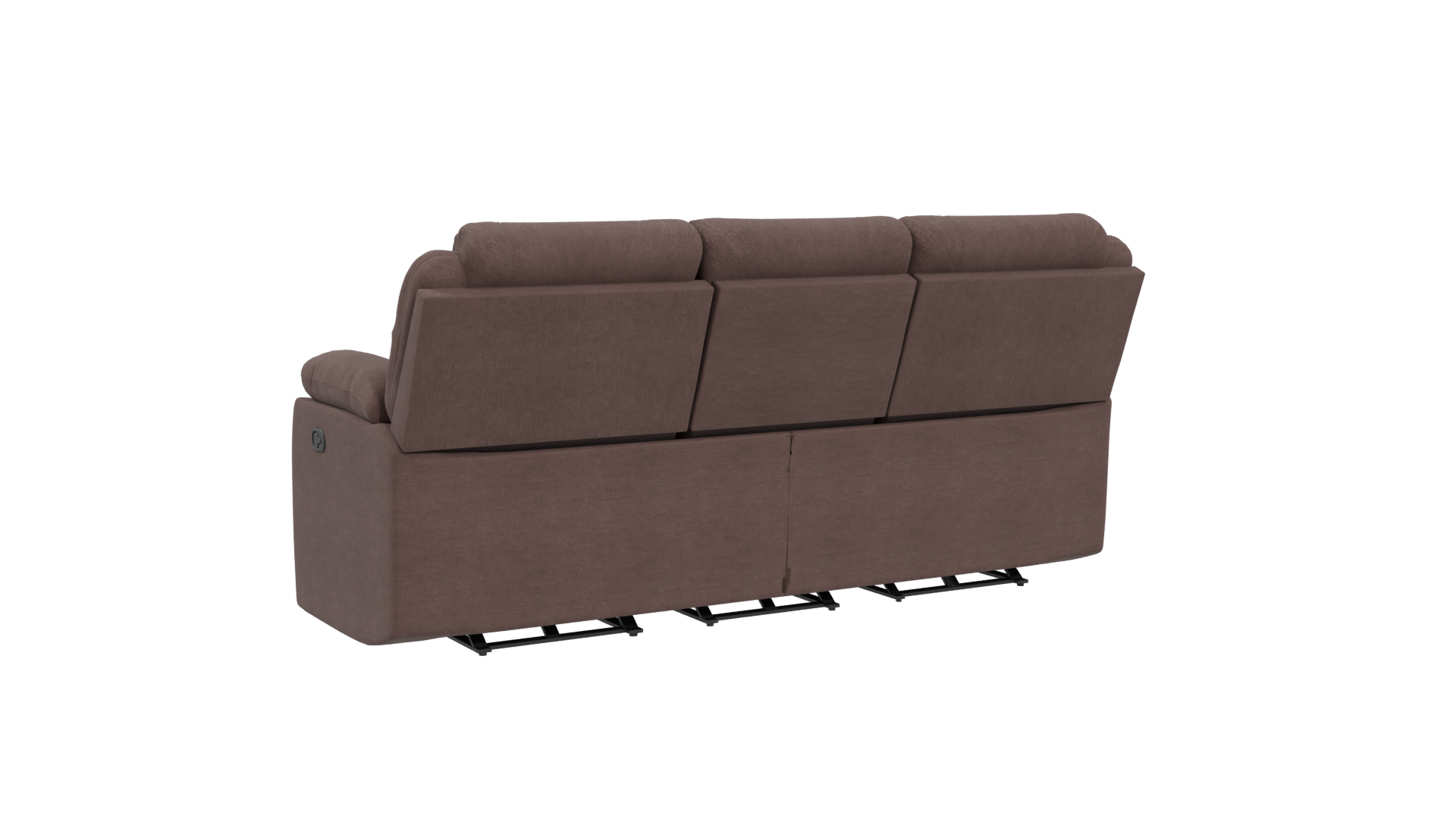 Reclinable Microfiber Sofa 3D Model - Professional 3D Model Render 4