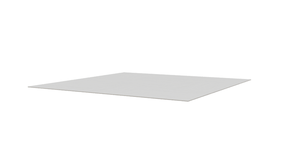 Minimalist White Floor Panel 3D - Professional 3D Model Render 12