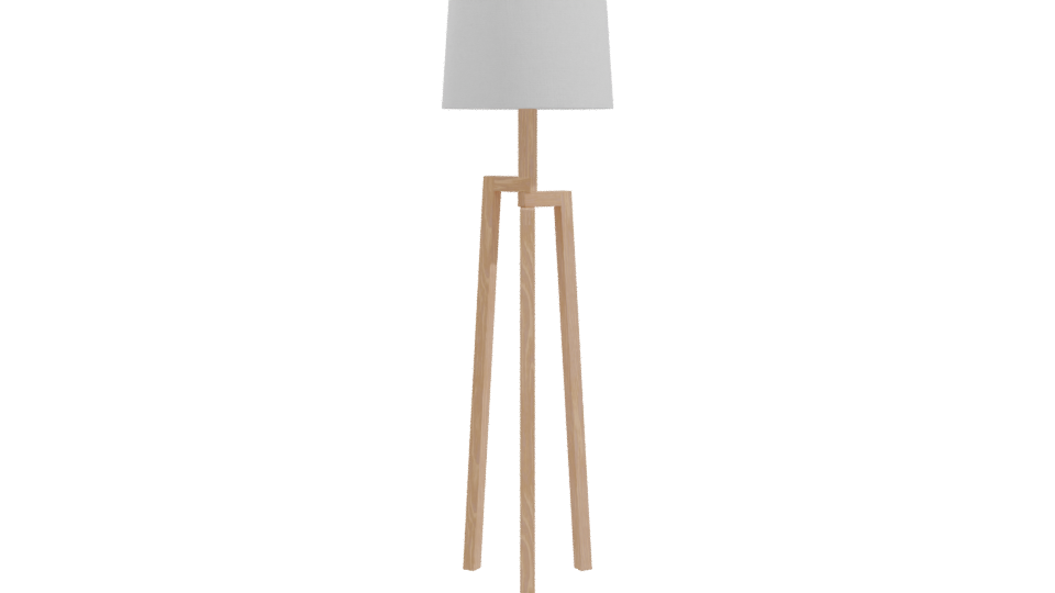 Stylish Minimalist Floor Lamp 3D Model - Professional 3D Model Render 10
