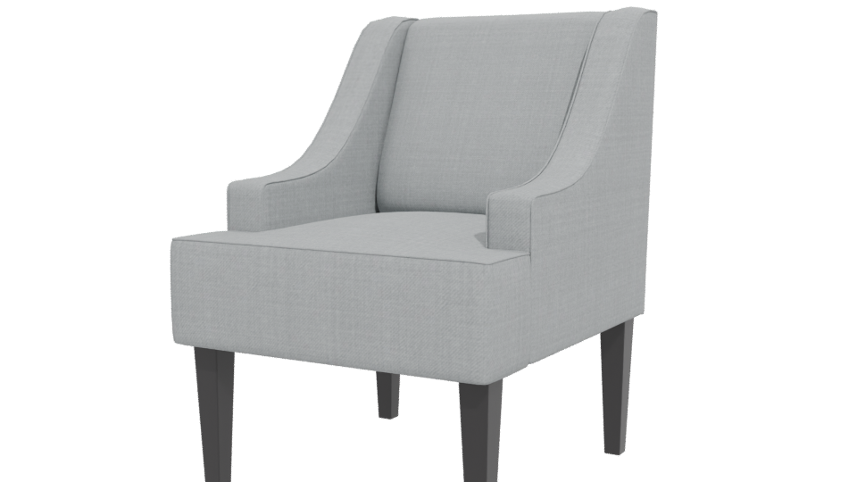 Contemporary Accent Chair 3D Model - Professional 3D Model Render 12