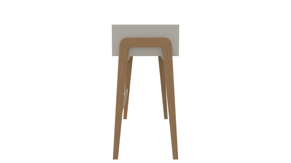 Minimalist Wooden Console Table 3D - Professional 3D Model Render 8