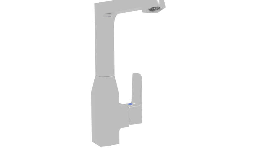 Metallic Robotic Arm Model - Professional 3D Model Render 10