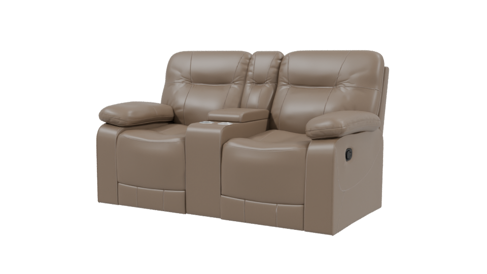 Stylish Recliner Sofa Model 3D - Professional 3D Model Render 3