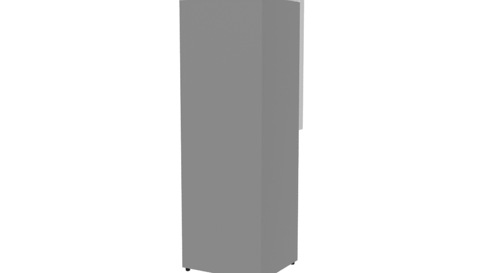 Sleek Refrigerator 3D Model - Professional 3D Model Render 6