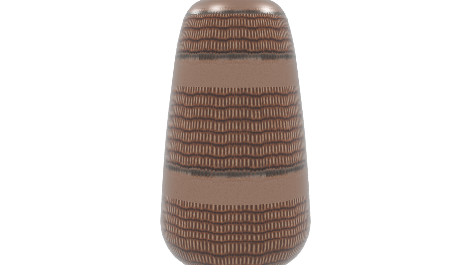 Stylish Ceramic Vase 3D Model - Professional 3D Model Render 9