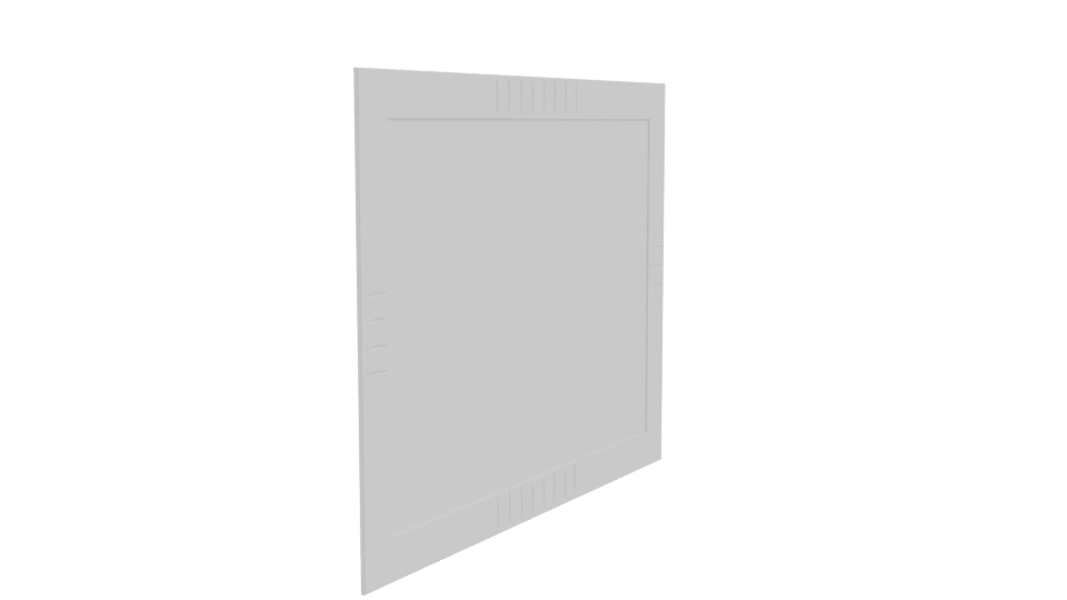 Minimalist Wall-Mounted Frame 3D - Professional 3D Model Render 9
