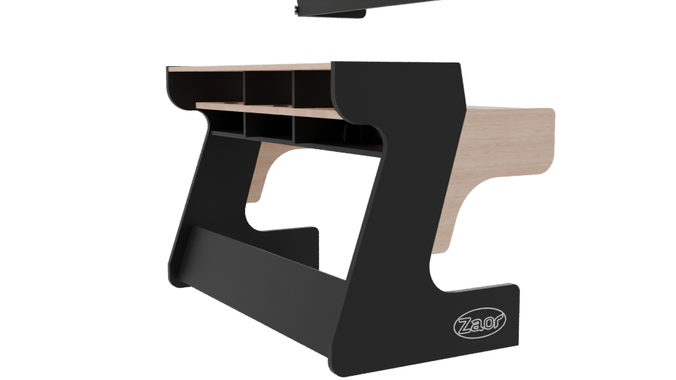 MZ-88-FLX T Desk Model 3D - Professional 3D Model Render 7