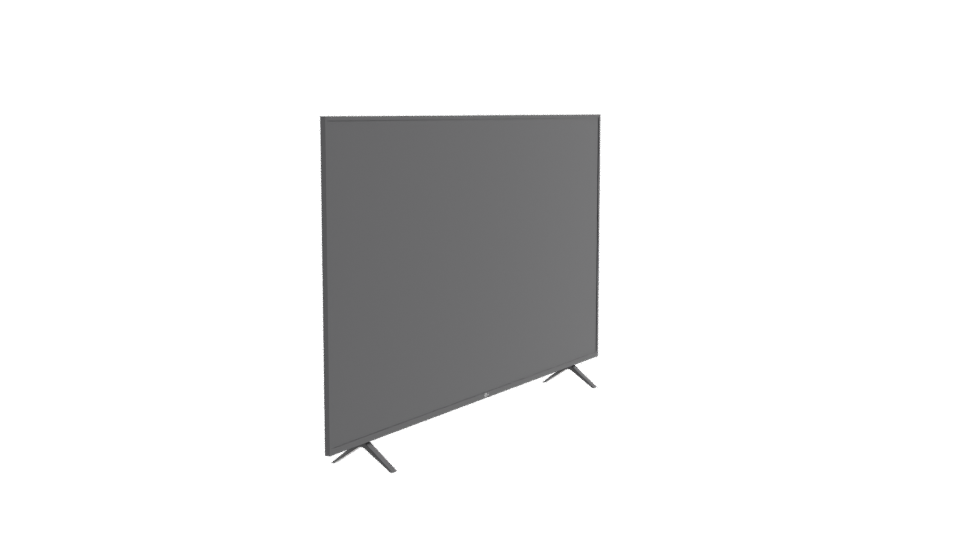 70 Inch 4K UHD Smart TV Model - Professional 3D Model Render 9