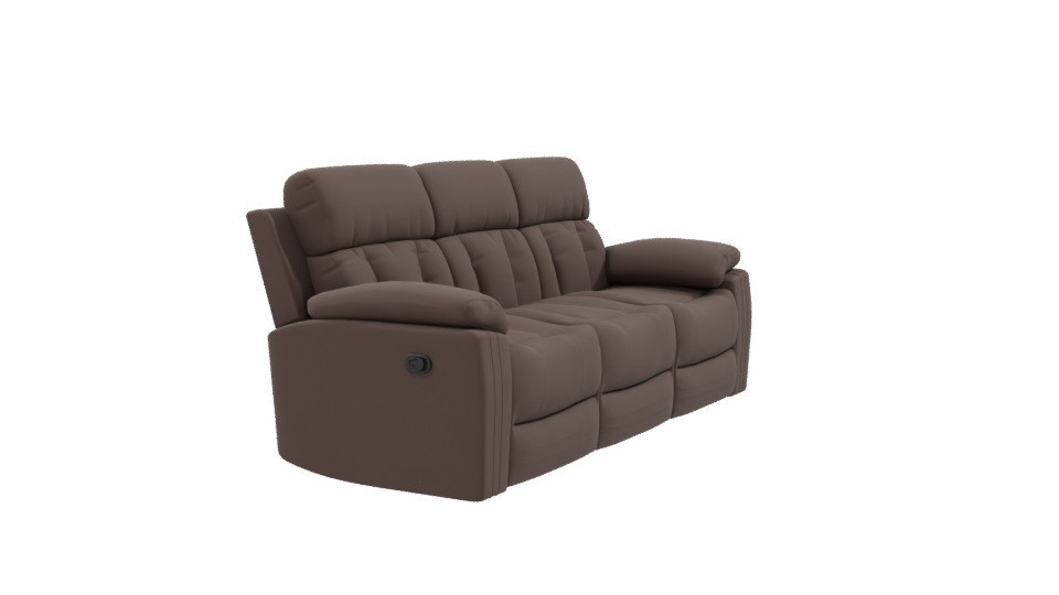 Stylish Leather Sofa 3D Model - Professional 3D Model Render 9