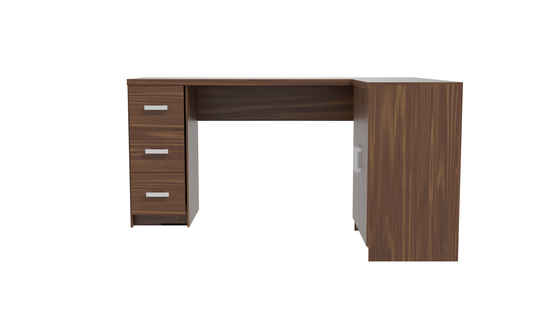 Stylish Office Desk 3D Model - Professional 3D Model Render 11