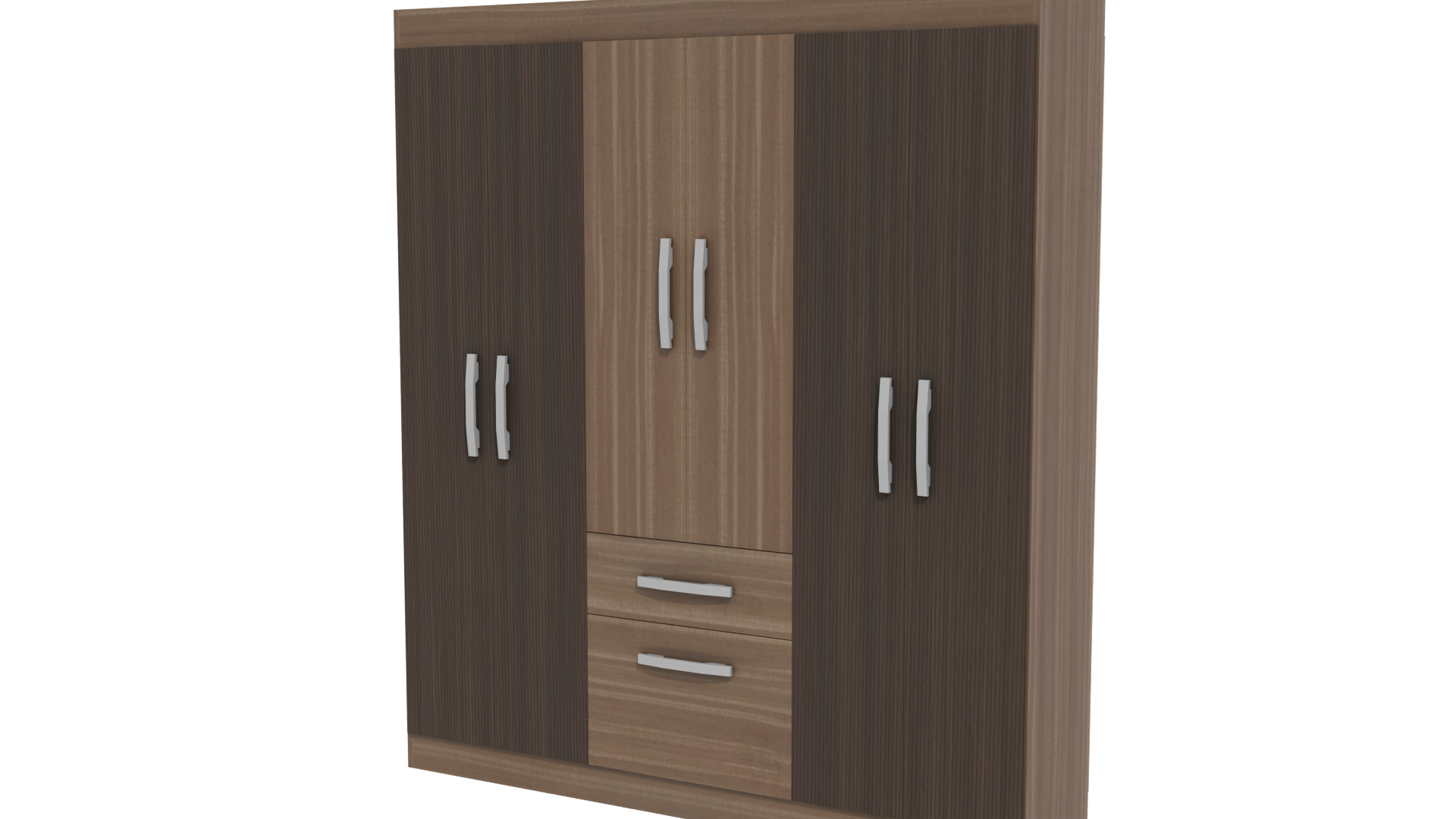Stylish Wooden Cabinet 3D Model - Professional 3D Model Render 12