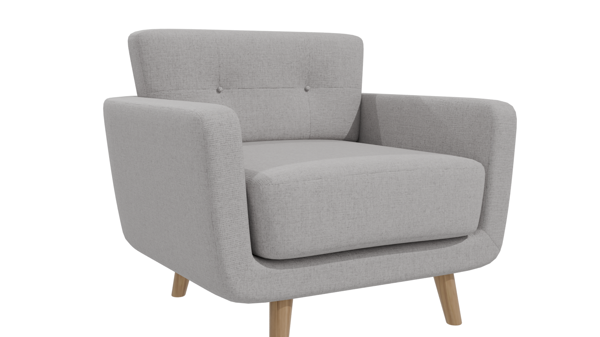 Stylish Modern Armchair 3D - Professional 3D Model Render 10