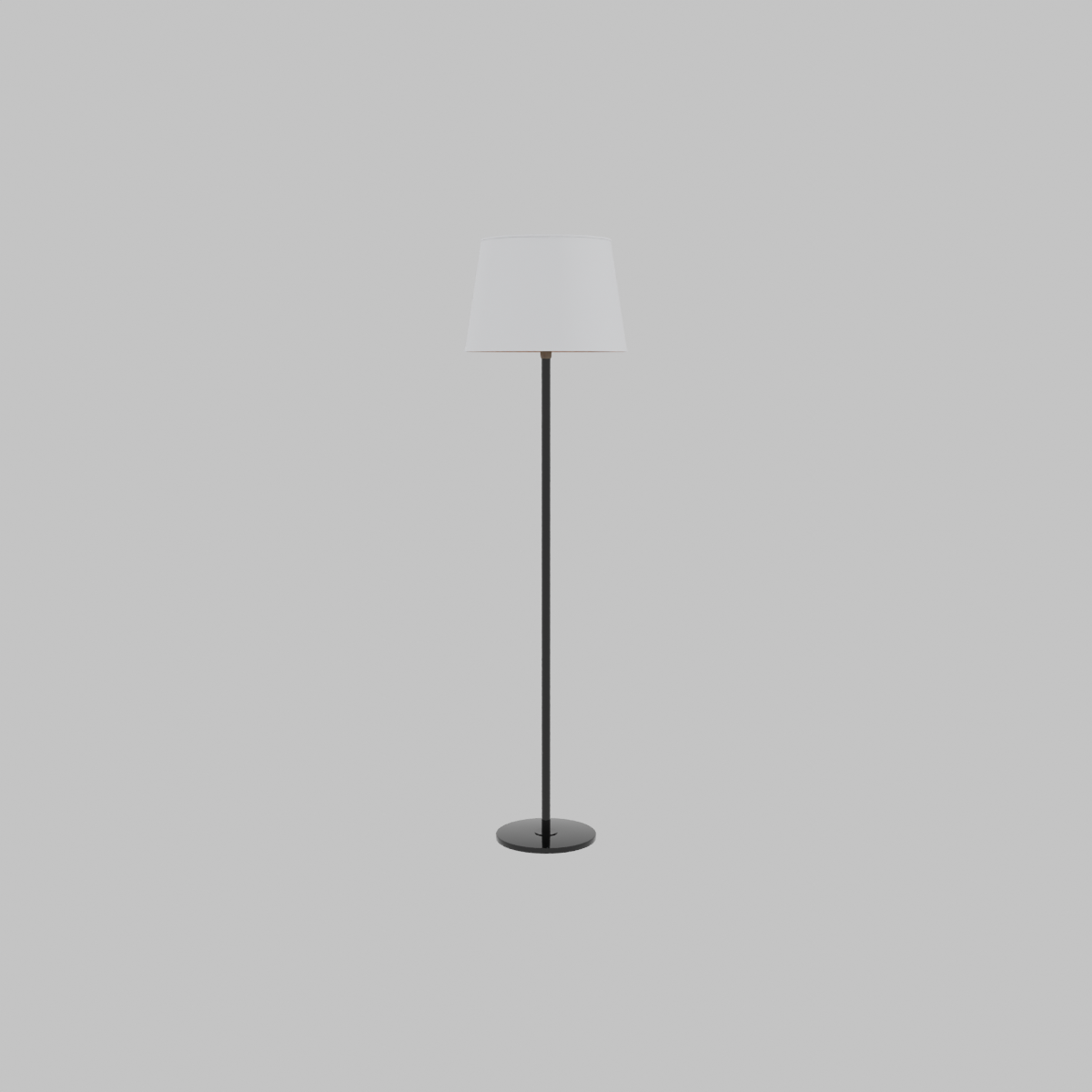 LAMP DE PIE SATIN 1L E27 BCO
