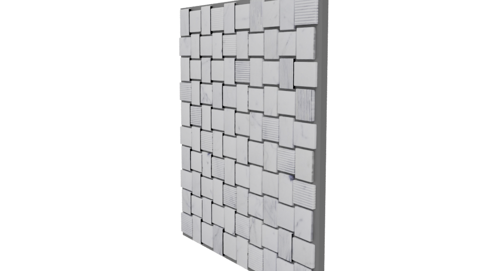 Mosaic Stone Tile 3D Model - Professional 3D Model Render 13
