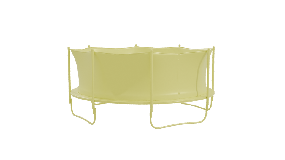 Outdoor Trampoline 3D Model - Professional 3D Model Render 10