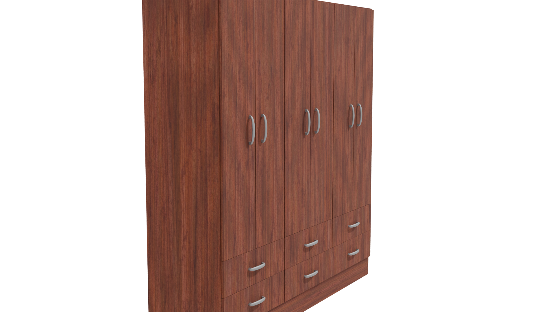 Elegant Wooden Cabinet 3D Model - Professional 3D Model Render 9