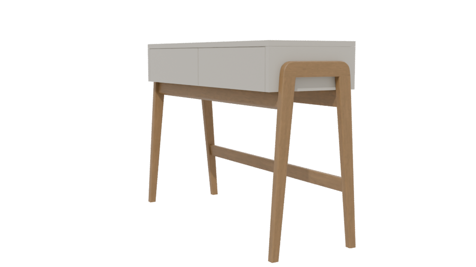 Minimalist Wooden Console Table 3D - Professional 3D Model Render 13