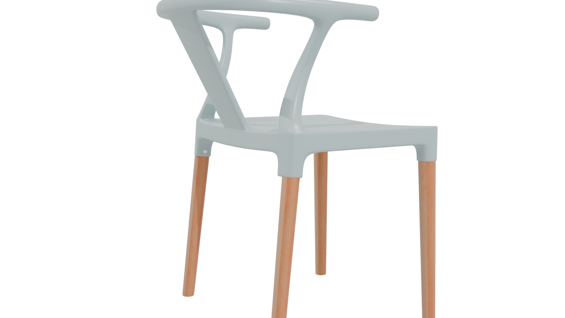 Stylish Minimalist Chair Model - Professional 3D Model Render 4