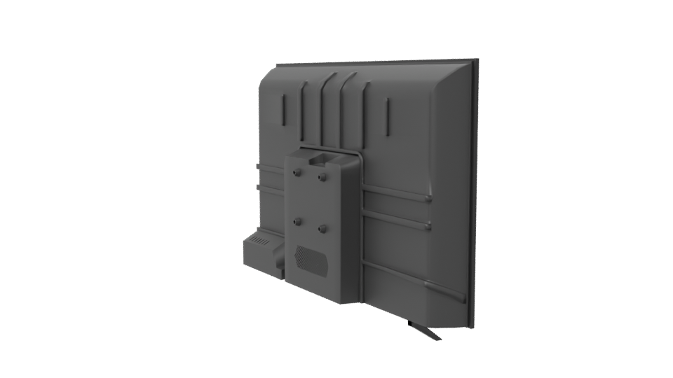Sleek Flat Screen TV Model - Professional 3D Model Render 7