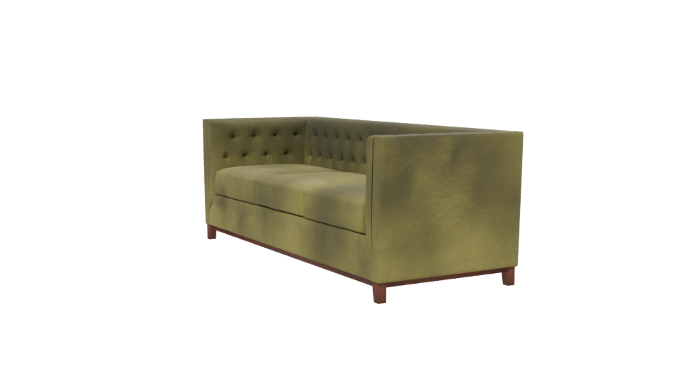 Elegant Fabric Sofa 3D Model - Professional 3D Model Render 13