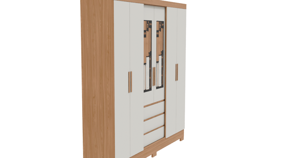 Modern Storage Cabinet 3D Model - Professional 3D Model Render 9
