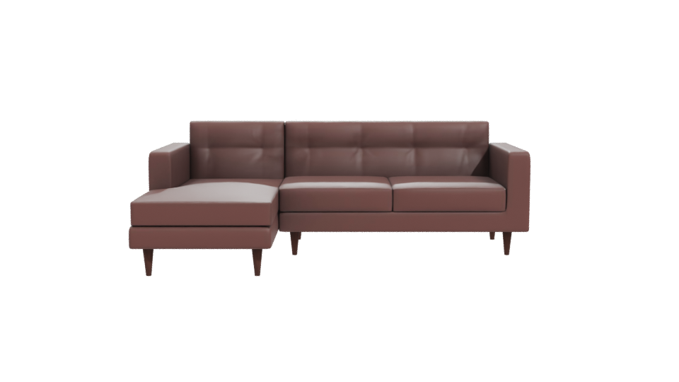 Stylish Modern L-Shaped Sofa 3D Model - Professional 3D Model Render 11