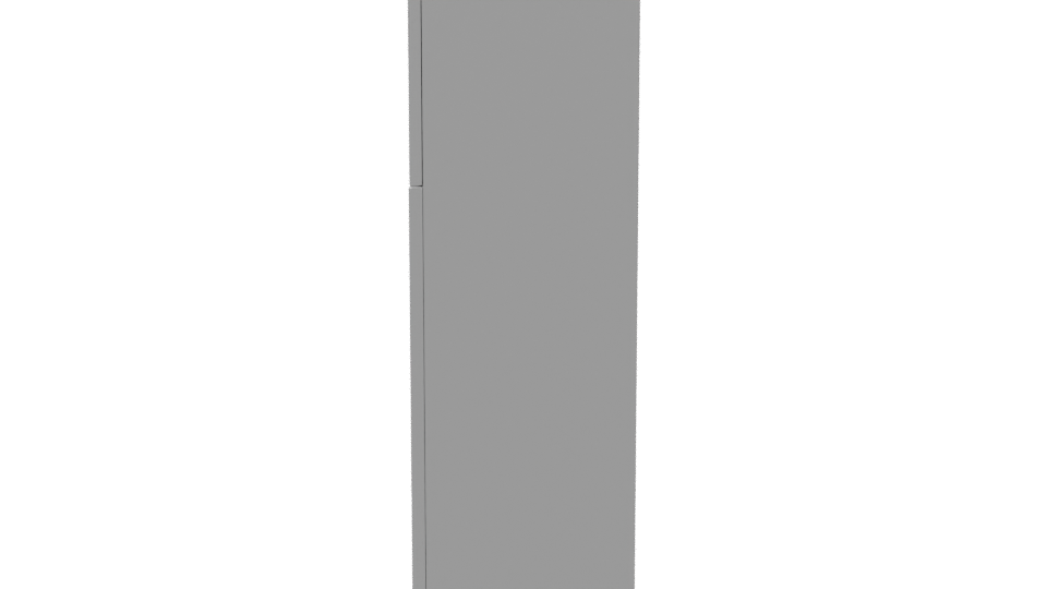 Sleek Refrigerator 3D Model - Professional 3D Model Render 2