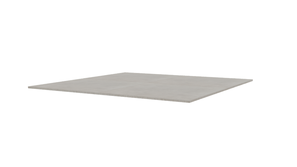 Sleek Concrete Floor Panel 3D Model - Professional 3D Model Render 3