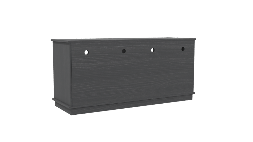 Stylish Modern Entertainment Center 3D - Professional 3D Model Render 4