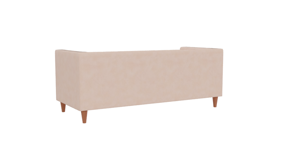 Stylish Modern Sofa 3D Model - Professional 3D Model Render 4