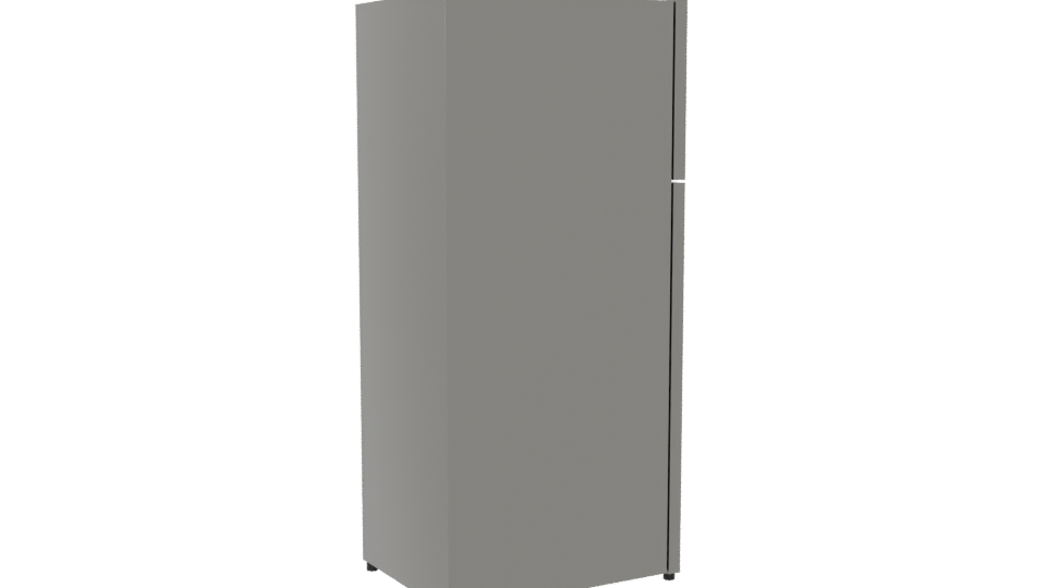 Sleek Stainless Steel Refrigerator 3D Model - Professional 3D Model Render 7