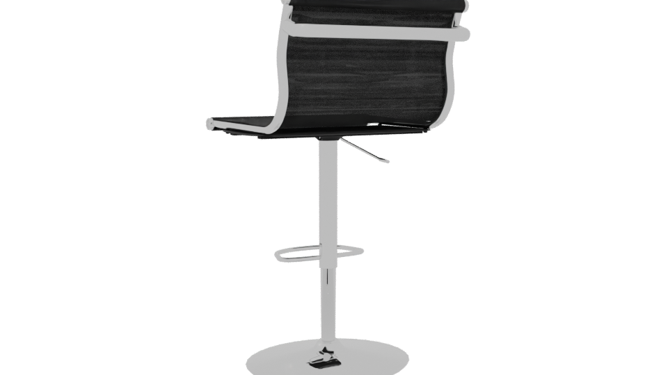 Stylish Bar Stool 3D Model - Professional 3D Model Render 4