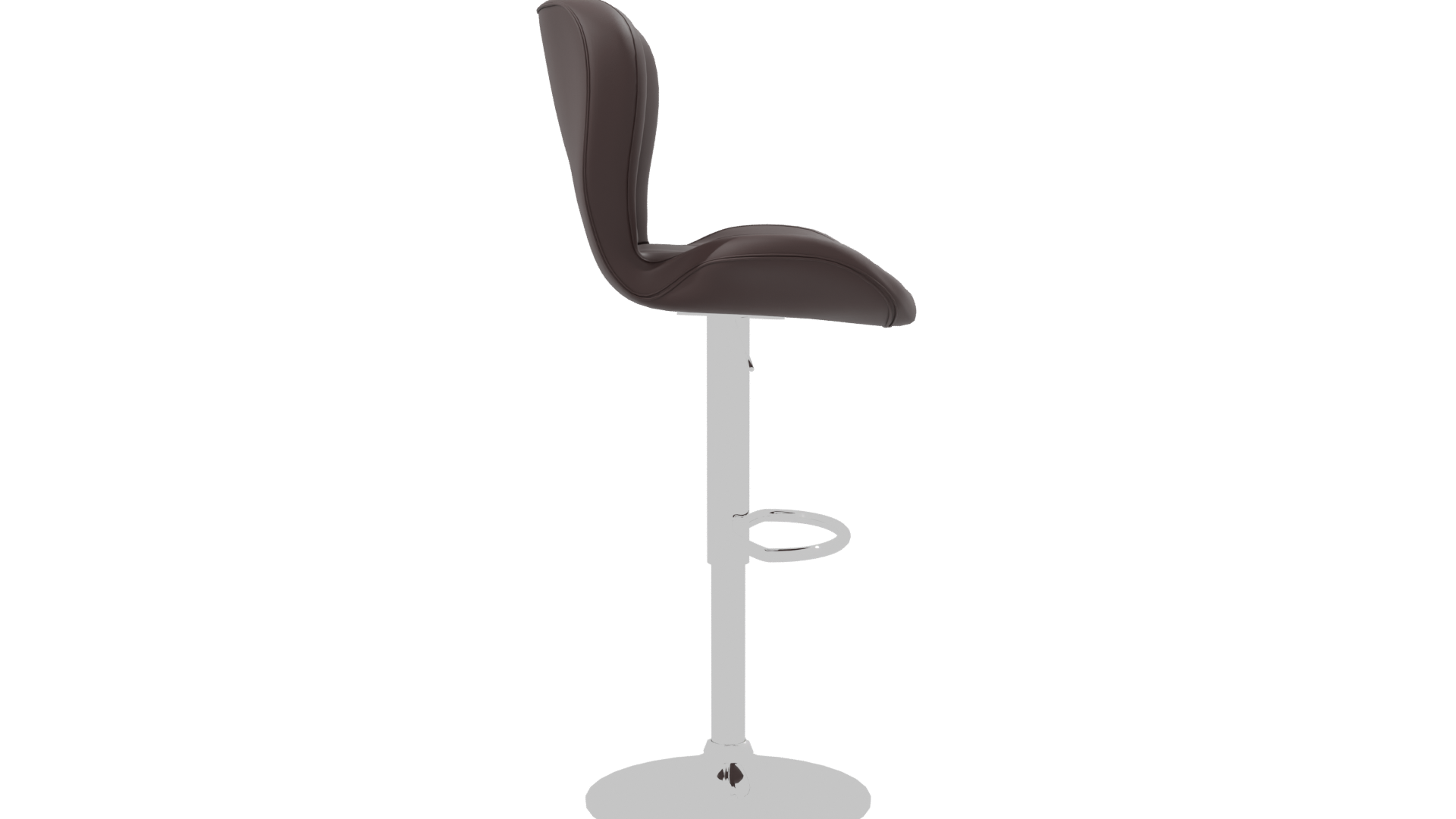 Stylish Modern Bar Stool 3D Model - Professional 3D Model Render 8