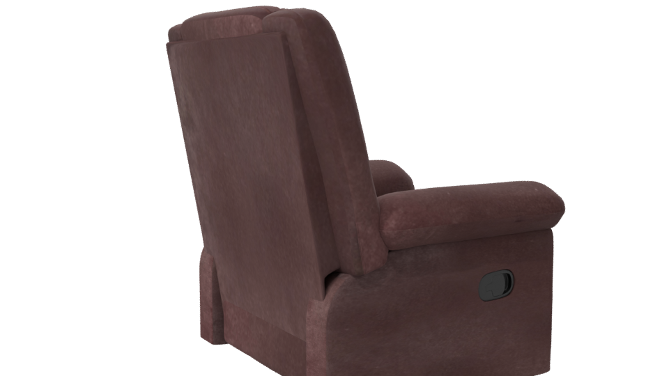Comfortable Reclining Armchair Model - Professional 3D Model Render 7