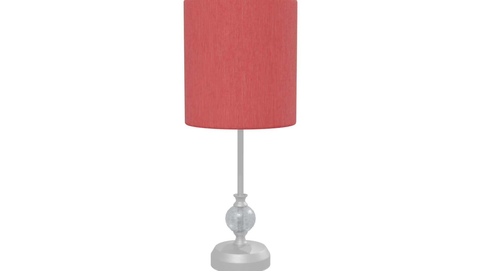 Stylish Red Table Lamp 3D - Professional 3D Model Render 13
