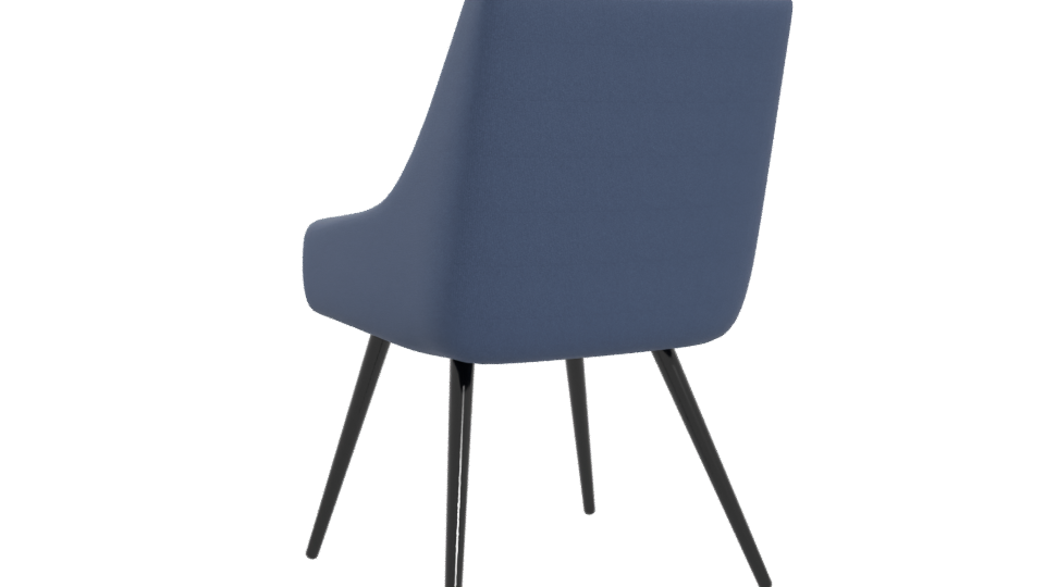 Contemporary Fabric Chair 3D Model - Professional 3D Model Render 4