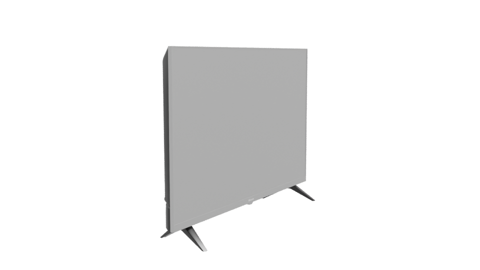 Sleek Modern LED TV Model - Professional 3D Model Render 9