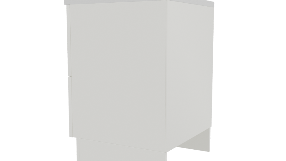 Stylish Modern Kitchen Cabinet - Professional 3D Model Render 3