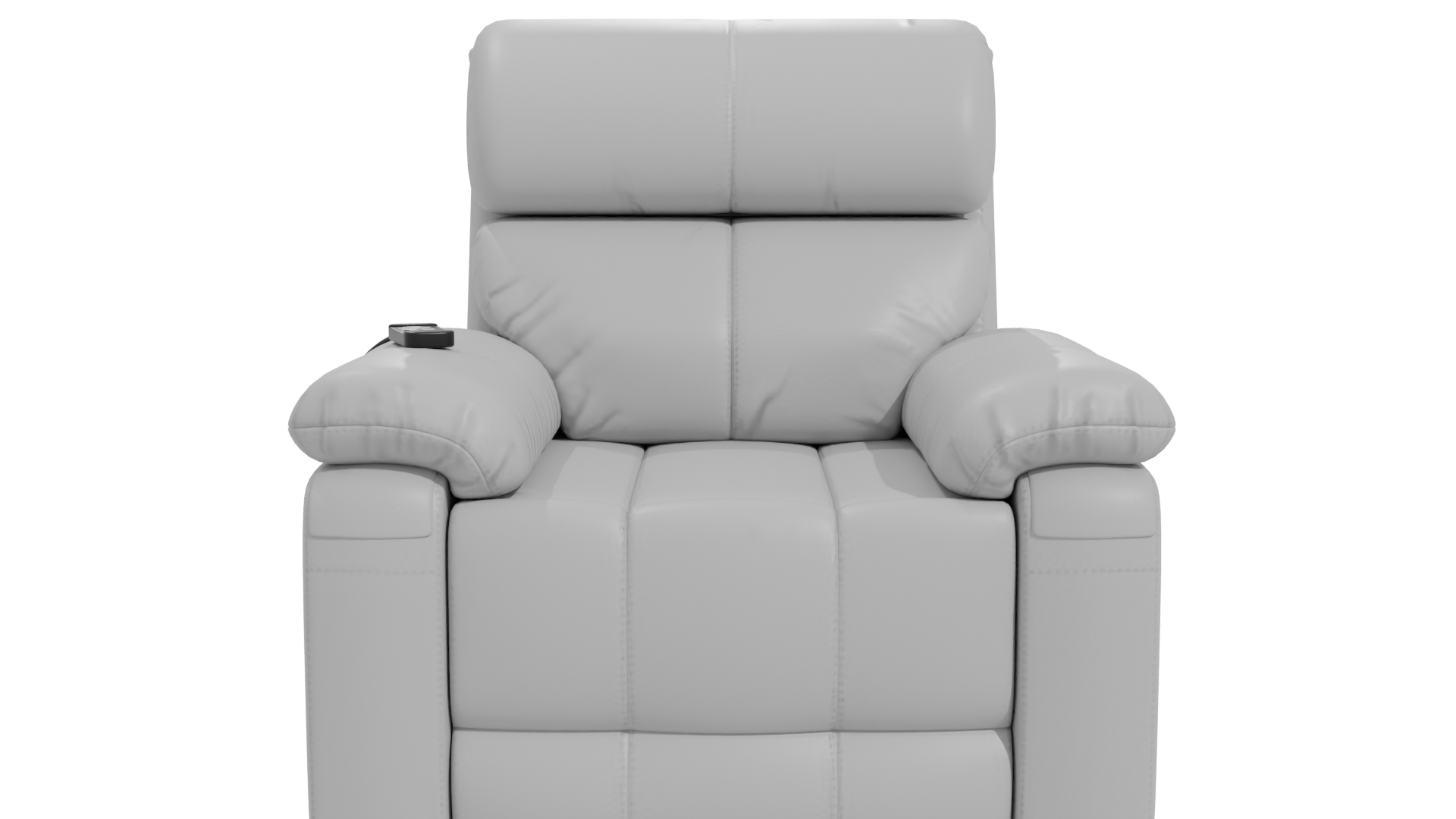 Elegant Reclining Leather Chair 3D Model - Professional 3D Model Render 11