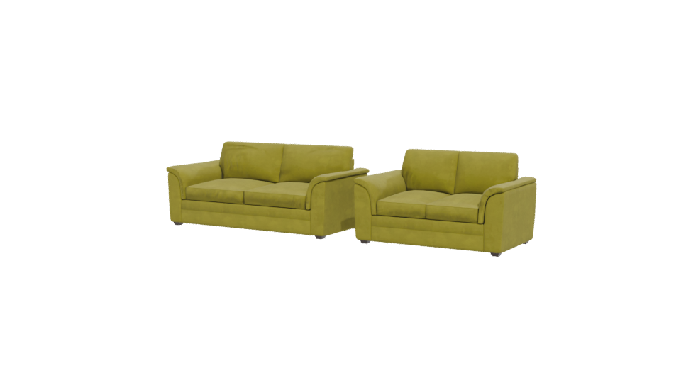 Stylish Couch Set 3D Model - Professional 3D Model Render 12