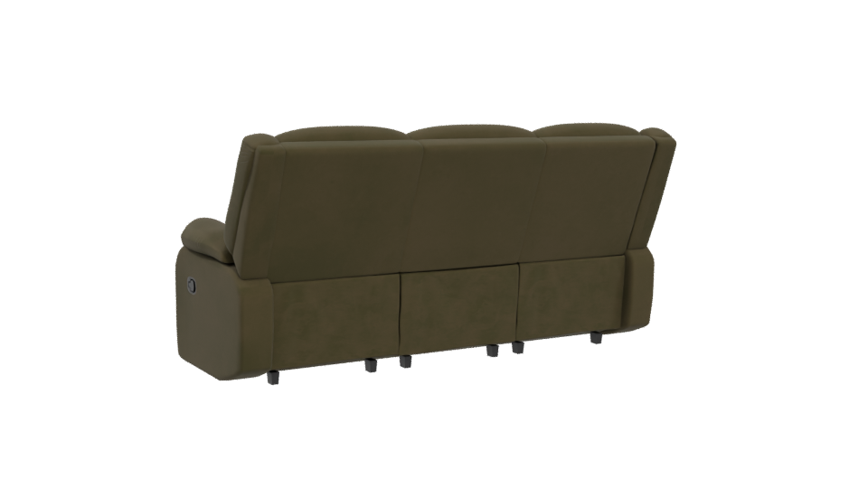 Stylish Reclining Sofa 3D Model - Professional 3D Model Render 4