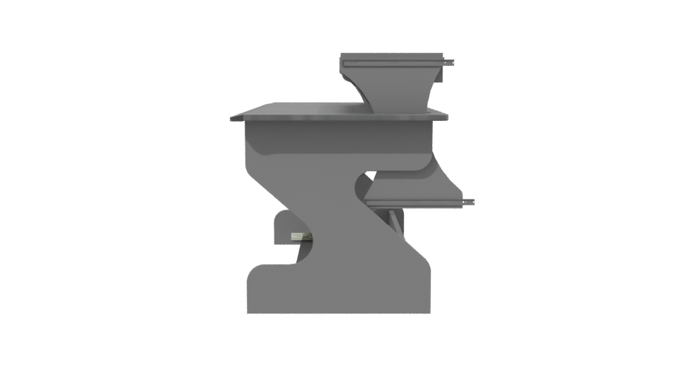 Sleek Modern Office Desk 3D Model - Professional 3D Model Render 2