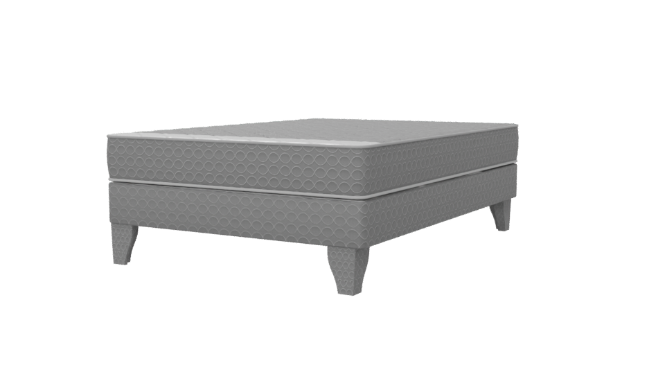 Modern Double Mattress 3D Model - Professional 3D Model Render 6
