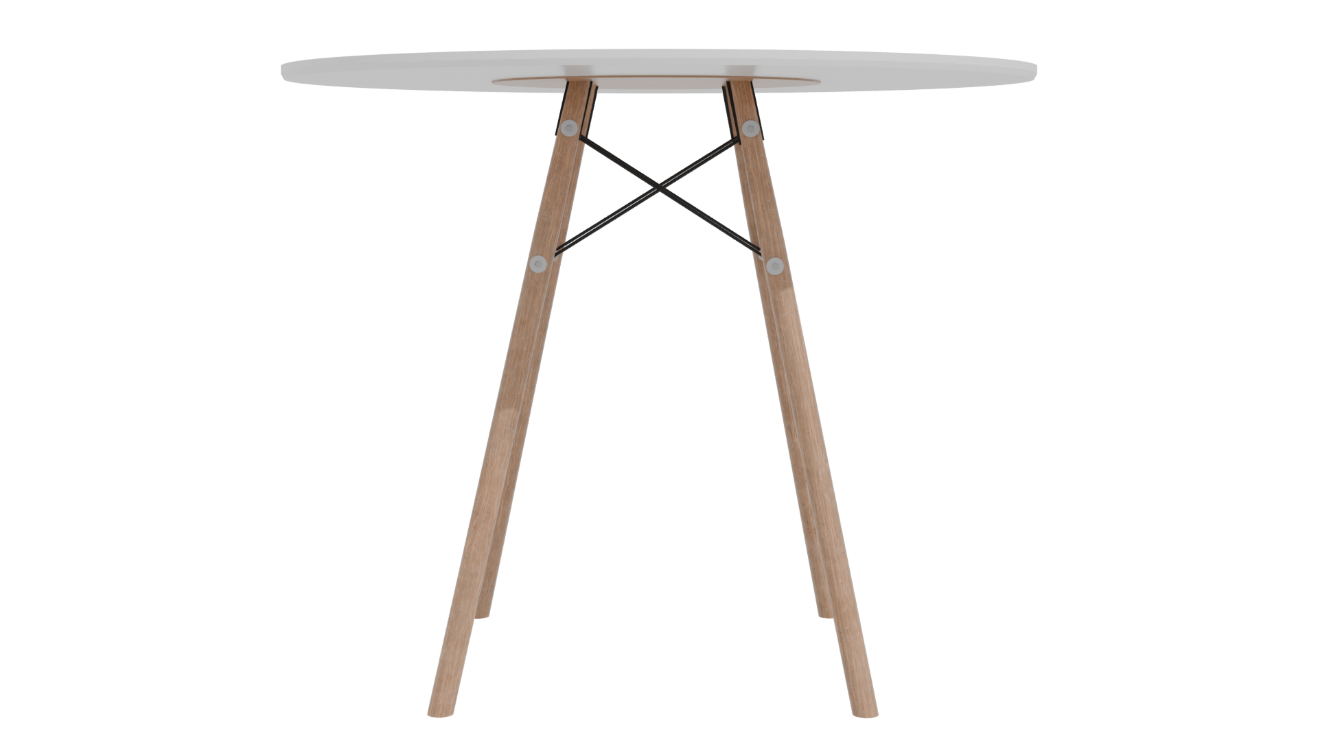 Minimalist Round Table 3D Model - Professional 3D Model Render 11