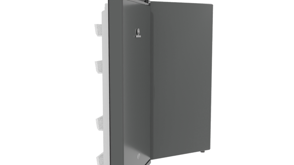 Realistic Household Refrigerator Model - Professional 3D Model Render 13