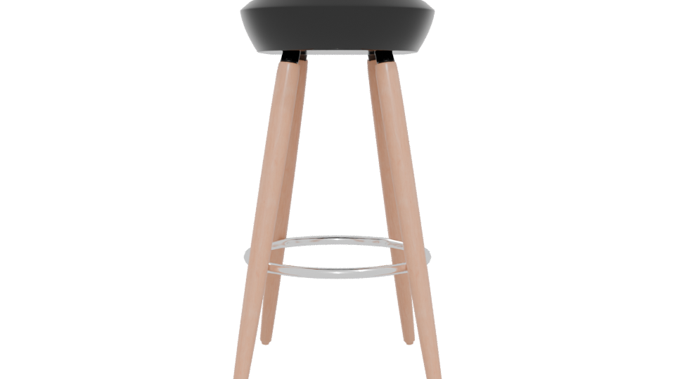 Bar Stool 3D Model - Professional 3D Model Render 5