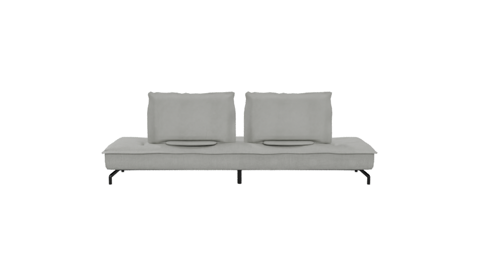 Beige Upholstered Sofa Bed 3D - Professional 3D Model Render 5