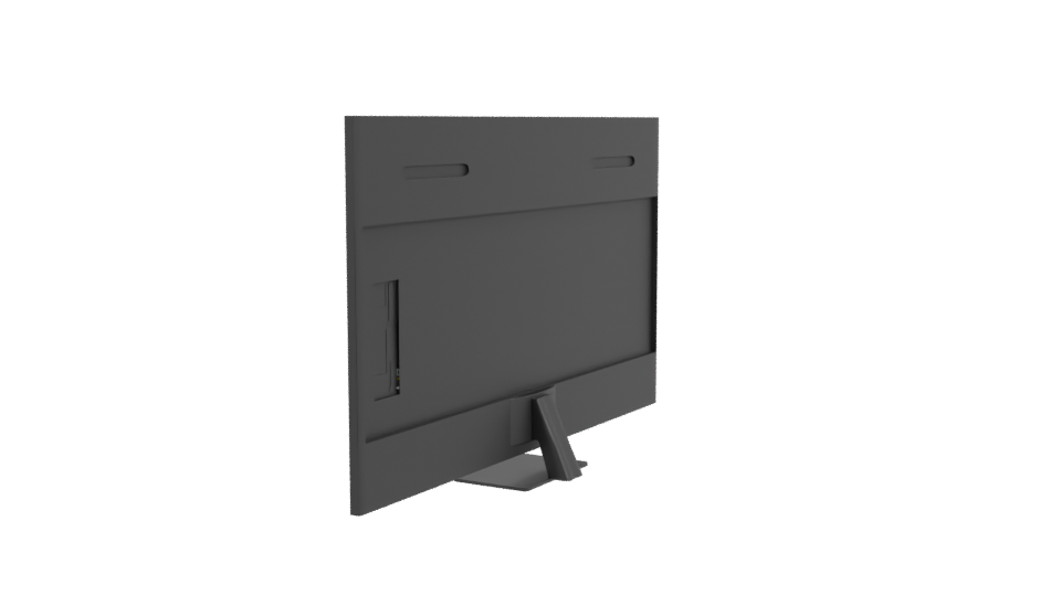 Sleek Modern Television 3D Model - Professional 3D Model Render 3