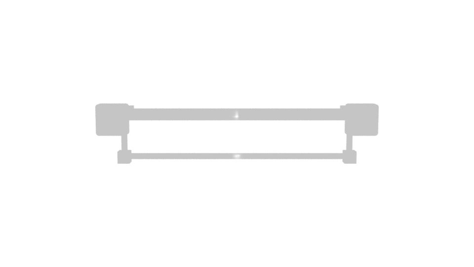 Stylish Wall-Mounted Rack 3D - Professional 3D Model Render 5