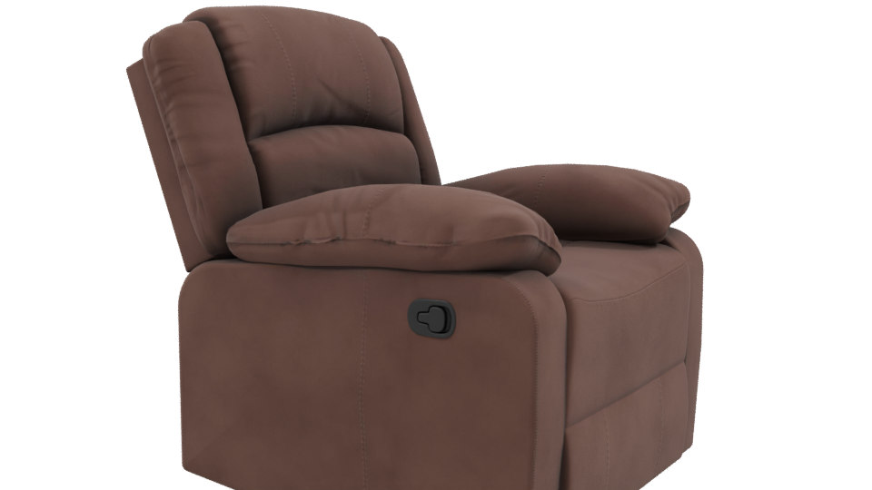 Stylish Recliner Chair 3D Model - Professional 3D Model Render 9